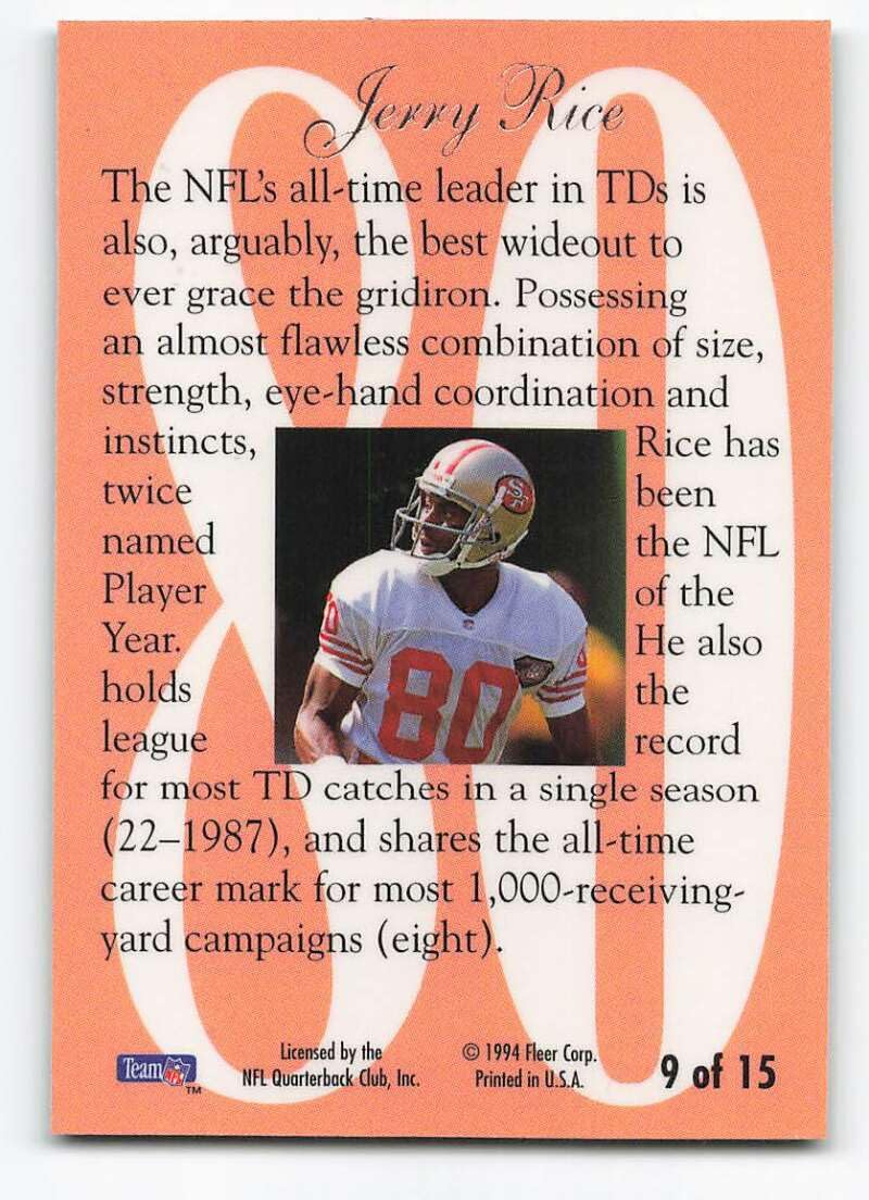 Amazon.com: Football Trading Card NFL 1994 Fleer Ultra Flair Hot